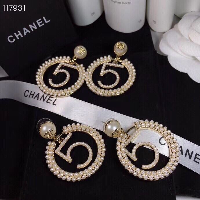 Ch*el earrings